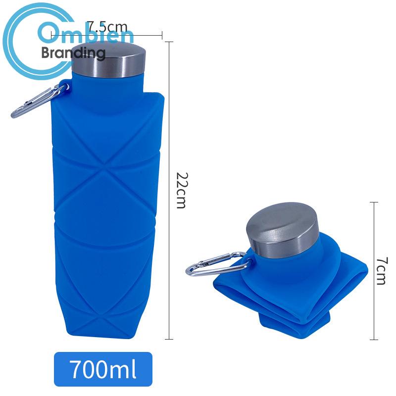 H69679 Silicone Collapsible Water Bottle