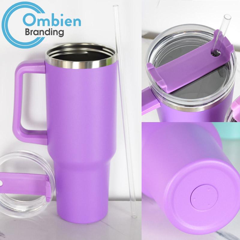 H69772 Stainless Steel Tumbler with Straw