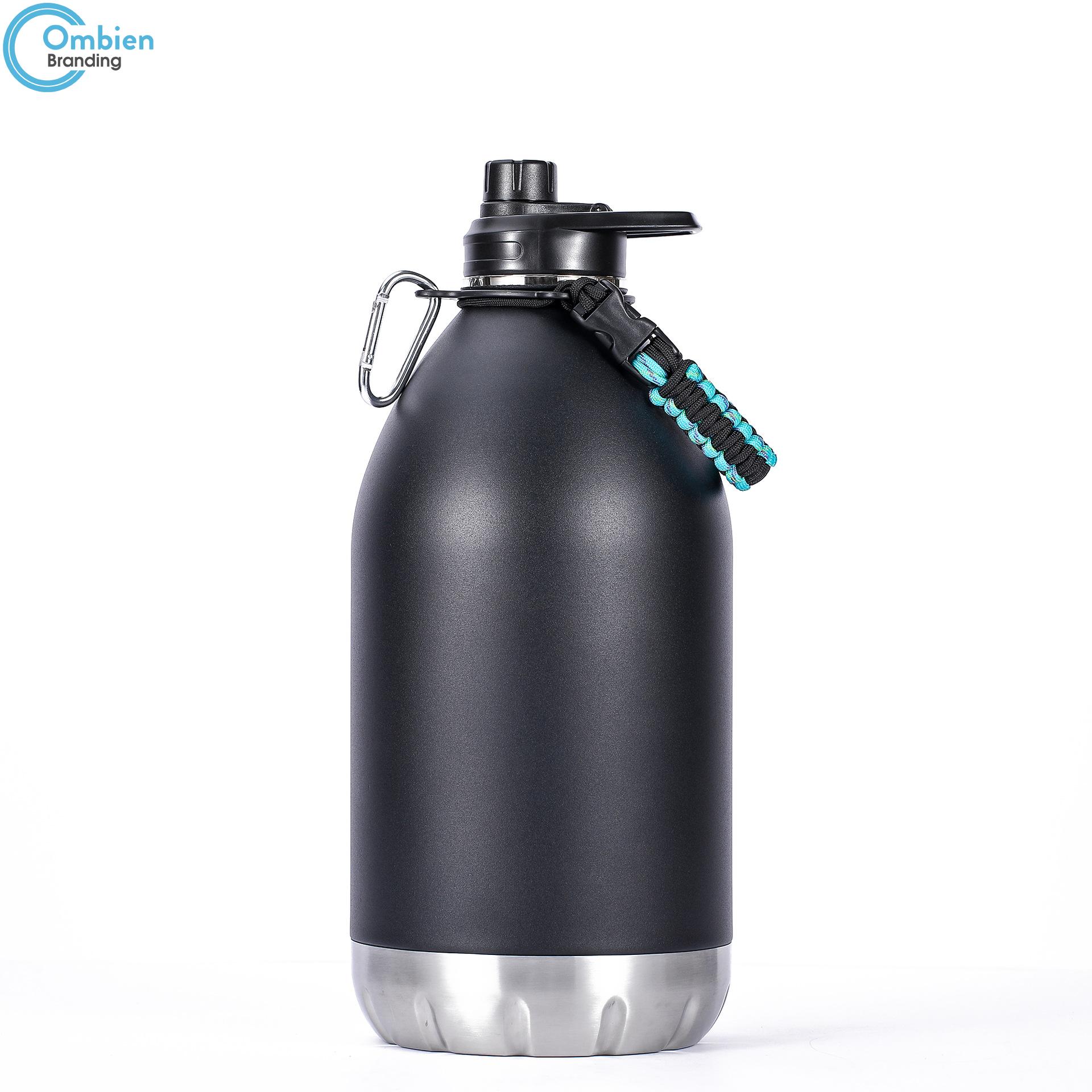 H69780 128oz Stainless Steel Water Bottle