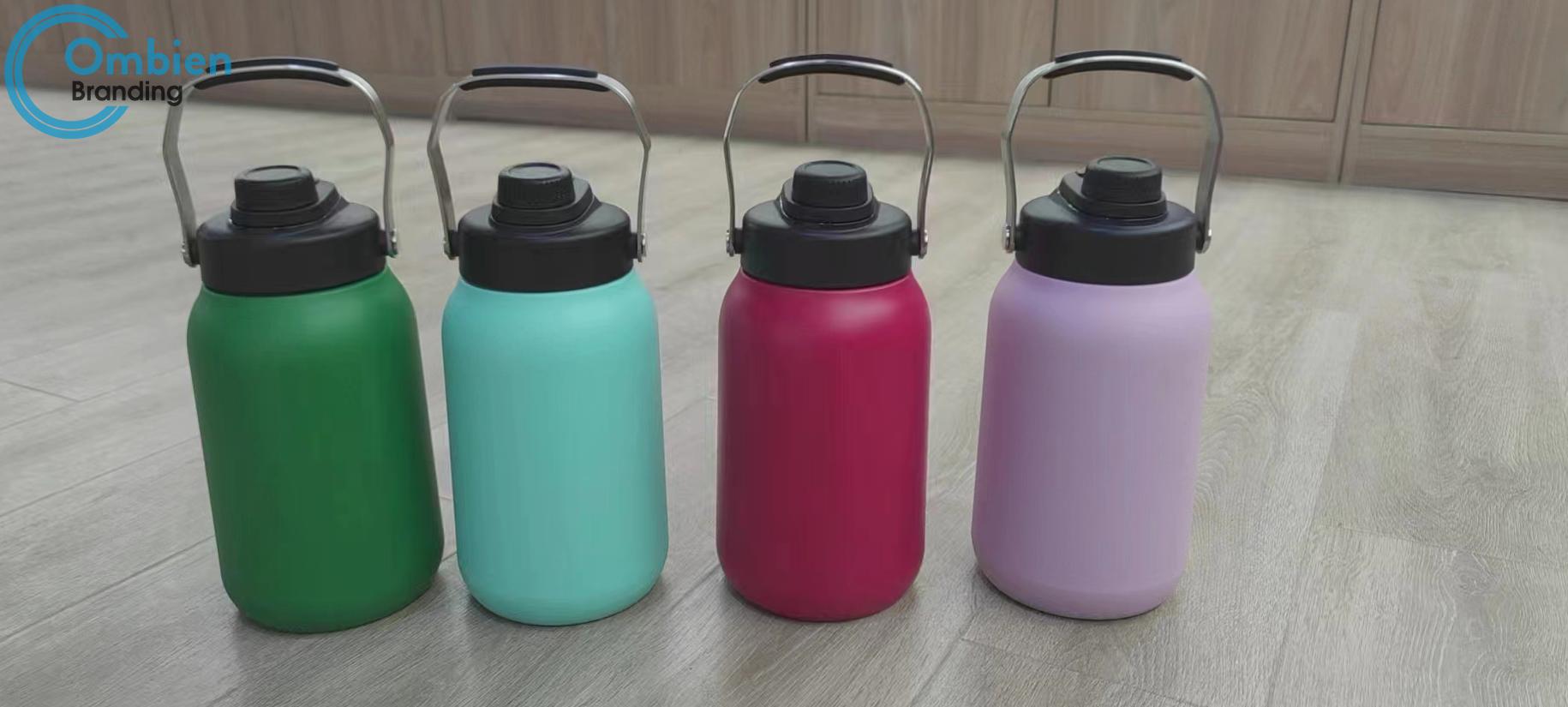 H69782 64 oz 128 oz Stainless Steel Water Bottle 